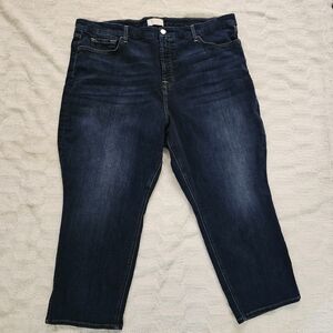 Jen7 Dark Blue Denim Jeans Size 22